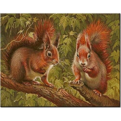 Squirrel forest 5d Diy Daimond Painting 3D diamond picture rhinestone full square drill full round diamond embroidery