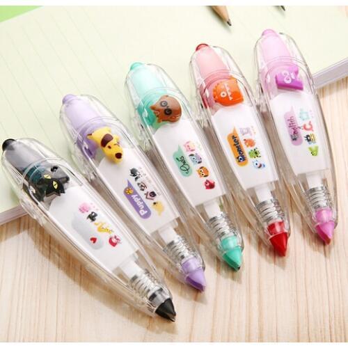 1PC/lot Funny Cartoon animal decoration correction tape for student stationery office supplies(tt-4305)