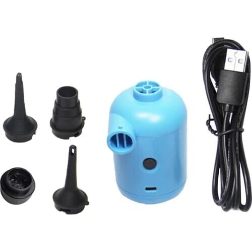 Lighweight Electric Air Pump for Inflatables Raft Air Bed Boat Pool USB Powered