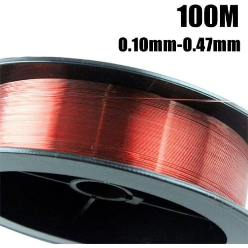 100M Fly Fishing Line Fluorocarbon Coating 0.10mm-0.47mm 3.5LB-40.5LB Carbon Fiber Leader Line Fishing Lure Wire Sinking Line