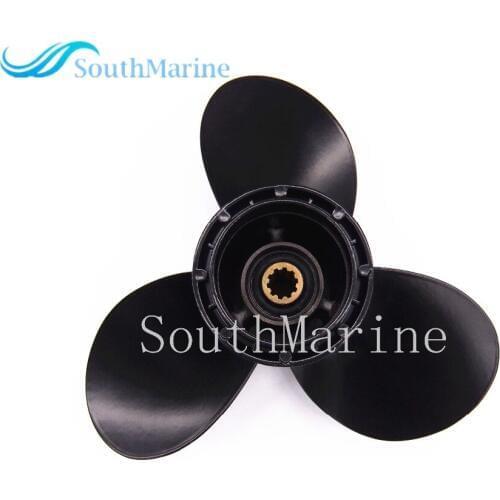 Boat Engine Aluminum Propeller 9 1/4x8 for Suzuki 9.9HP 15HP Outboard Motor 9 1/4 x 8