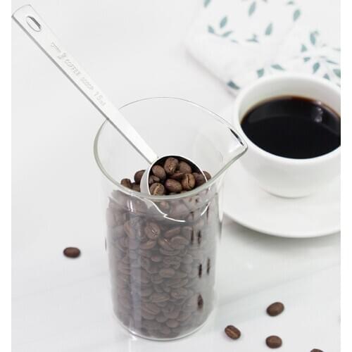 Free Shipping High Quality Stainless Steel Coffee Bean Measuring Spoon 15ML Long Handle Coffee Spoon For Measuring Mixing