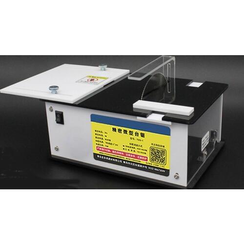 Mini Table Saw Handmade Woodworking Bench Lathe Electric Polisher Grinder DIY Model Cutting Saw Machine Multifunctional