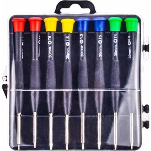 8pcs Precision Watch Repair Screwdrivers Set Watchmaker Repair Tool Kit For Watch Clcok Phone Glasses Jewelry Repair Tool Set