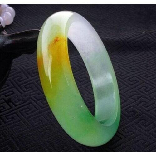 Natural Beautiful Emerald 3 Colors Green Nephrite Jade Bangle Bracelet Morther Gift Gemstone Jewelry