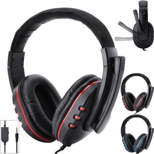 New Gaming Headset Stereo Surround Headphone 3.5mm Wired With Mic For PC/PS4