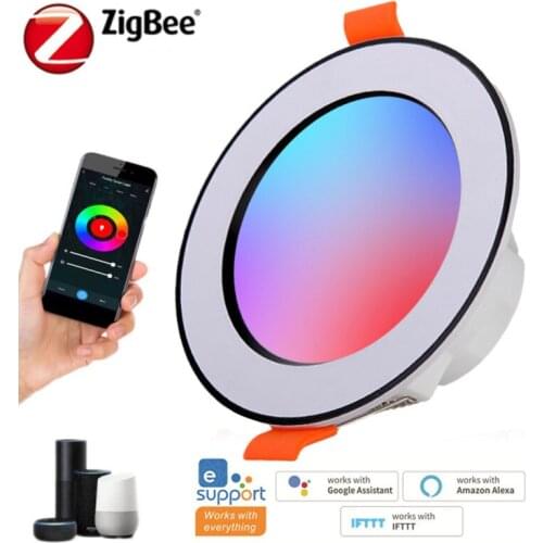 2021 new LED Downlight Smart Dimming Spot lamp RGB Change Smart LED RGB Downlight with Remote Control Ceiling Indoor Lights