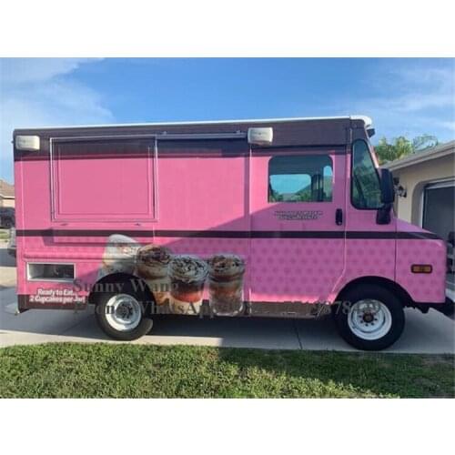 Mobile Food Truck With Big Capacity Bus Seat Food Table Fast Electric Catering Vending Cart With Rtification Promotion