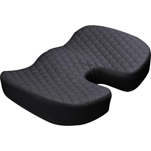 Easy Clean Memory Foam Pu Leather Car Seat Cushion For Hip,Tailbone Pain Office Chair Cushions Coccyx For Lada Vesta FR2 X20