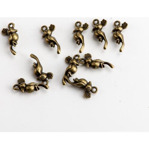 Cartoon Birds DIY Alloy Pendant hand-made Products Charms Jewelry Findings & Components For Jewelry Making #JZ519