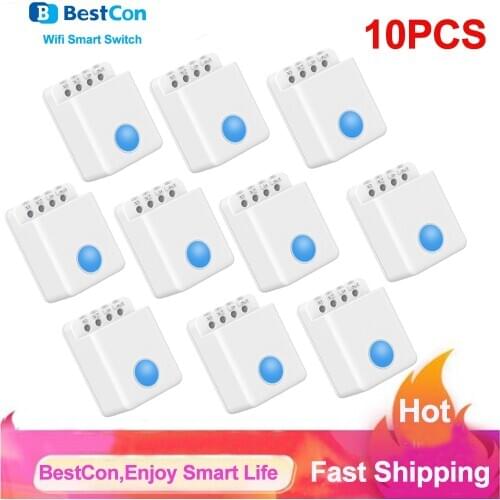 Broadlink BestCon MCB1 Smart Switch Wifi Control Box Smart Home Remote Control Timer DIY Switch Works with Alexa Google Home