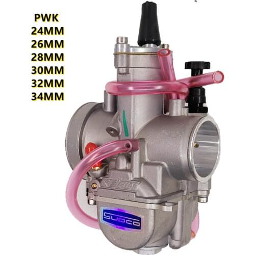 Universal Carburetor For Keihin PWK 24 28 30 32 34 2T 4T Motorcycle Carb With Power Jet Motor ATV