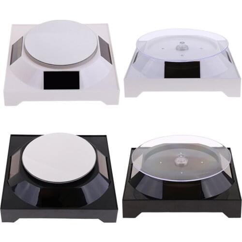 Solar/ Battery Powered Jewellery Makeup Display Stand 360 Degree Turn Table
