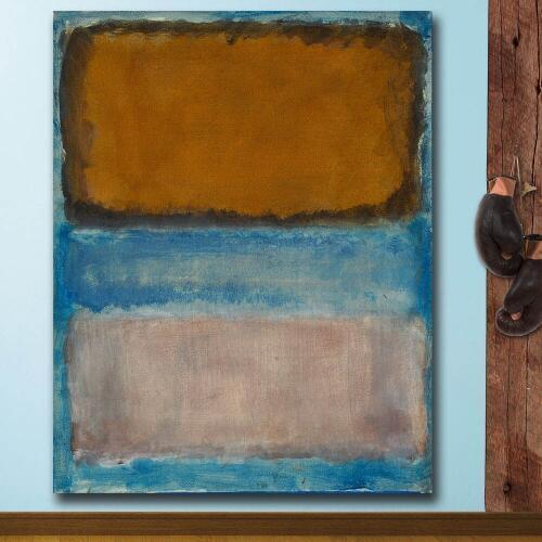 Wxkoil Art Wall Pictures For Living Room Abstract Mark_Rothko_Untitled Canvas Art Home Decor Modern No Frame Oil Painting