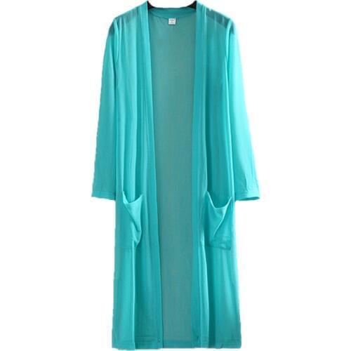 Summer Woman Sun Protection Cardigan Cardigan Chiffon Coat Women long-sleeved air-conditioned shirt large size jacket