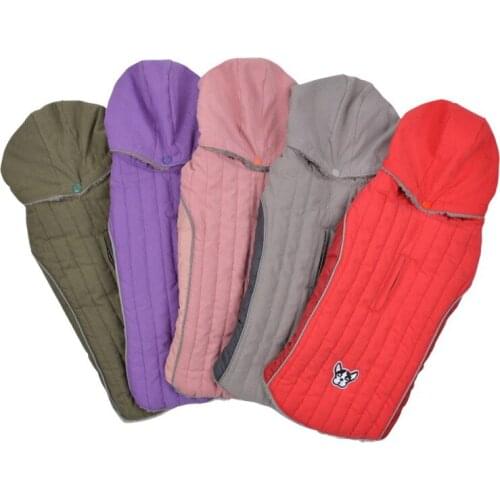 Winter Pet Dog Warm Coat Dog Thicken Hoodie Jacket Detachable Cap Dog Clothes For Small Dog