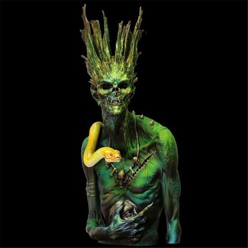 1/10 Resin Kit Bust Tree-Ghost Ydrasil Assembly Models Figure Resin Kit Colorless Model Kits Self-Assembled Toys