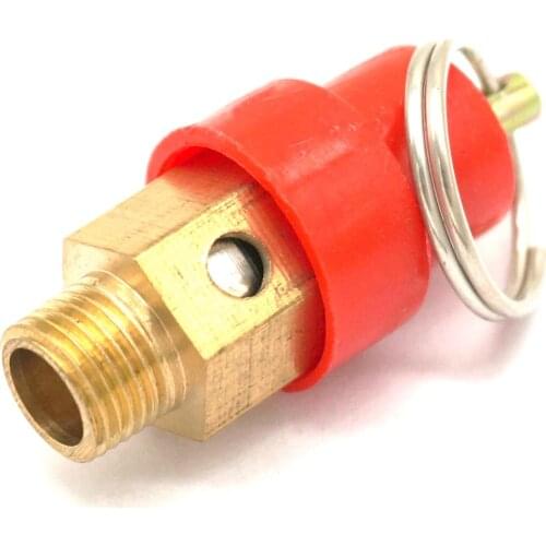 1/8" BSP male Thread 57 PSI Brass Air Compressor Safety Relief valve Pressure switch Pop-off valve Release Valves
