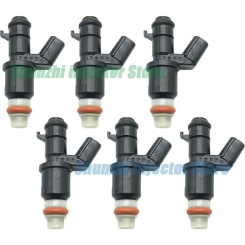 6pcs Fuel Injector Nozzle For Honda CR-V 2012-2014 2013 CROSSTOUR 2012-2015 2013 2014 16450R5AA01 16450-R5A-A01