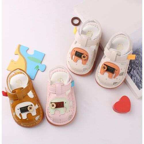 Baby Summer Shoes Soft-soled Baotou Sandals With Whistle Calling Shoes Infant Baby Shoes Sandals For Girls Сандали Детские
