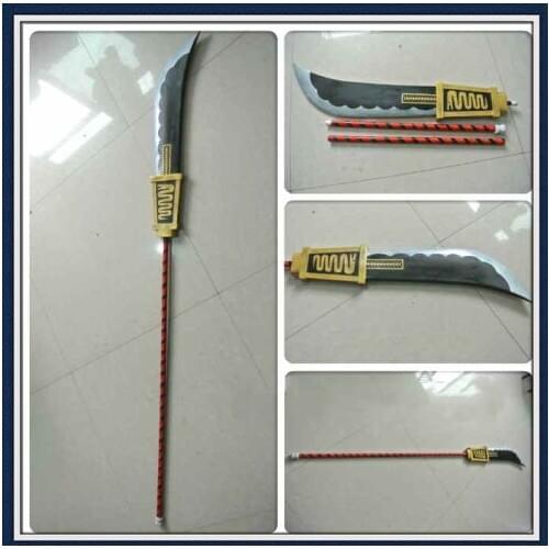 One Piece Whitebeard Edward Newgate Weapon Bisento Cosplay Replica Prop PVC Sword Halloween Christmas Cosplay Preformance Props