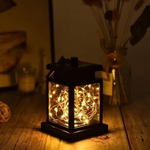 Colorful Solar Garden Light Palace lantern Star LED Chandelier For Courtyard Yard Park Garden Outdoor Decorations Hanging Tree