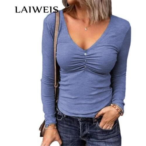 Женские однотонные футболки LAIWEIS China At AliExpress