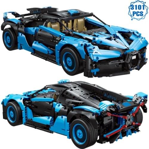MOYU Technical Ideas Famous Racing Car Model Building Blocks Moc Expert Sport Vehicle Assembly Bricks Toys for Adult Gifts
