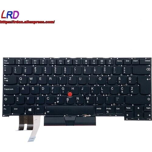 New Original SI Slovenian Backlit Keyboard for Lenovo Thinkpad T490S T495S Laptop SN20R66062