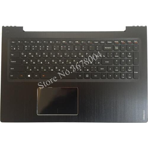 New Russian/RU laptop keyboard FOR Lenovo IdeaPad U530 Palmrest Keyboard Bezel Cover Touchpad with Backlit 90204072 black