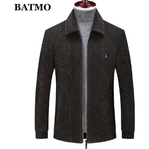 BATMO 2020 new arrival autumn high quality casual jackets men,thicked coat,plus-size M-4XL,2091