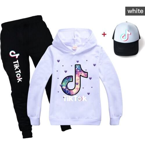 Children Clothing Spring Autumn Teenager Girls Clothes Hoodie+Pants+Hat Outfit Suit Kids Tracksuit For Boys Clothing Sets 2-16Y