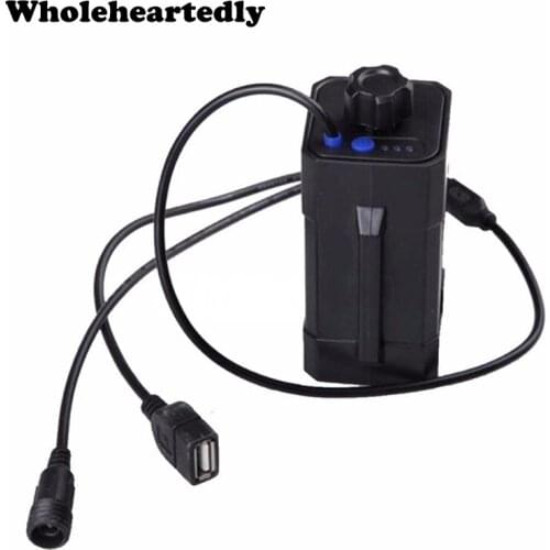 Wholesale Price Waterproof ABS 8.4V 4 x 18650 Power Battery Storage Pack Case Box Holder For Bike LED Light