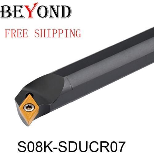 OYYU SDUCR S08K-SDUCR07 S08K-SDUCL07 SDUCR 8mm Internal Turning Toolholder Carbide Inserts DCMT070204 Boring Bar CNC Lathe Tools