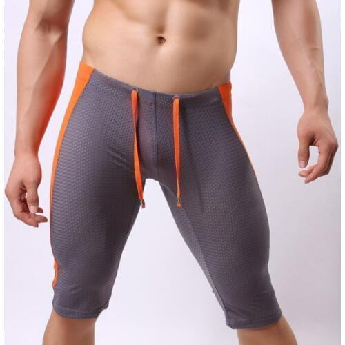 Hot Breathable Mesh Men Tight Shorts Man Bermudas Board Beach Wear Bathing Shorts Bikers Clothing Good Quality