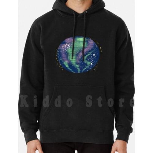 Planet Colour hoodie long sleeve Planets Geeleebee Tpdesigns Triangular Paradise Sketch Sketchy Black Colour