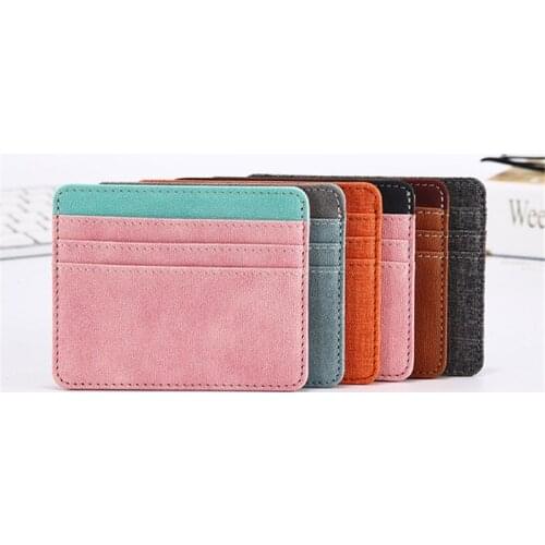 Multi Slot Card Holder Slim Bank Credit Card ID Cards Coin Pouch Case Bag Wallet Organizer Women Men Thin Business Card Wallet