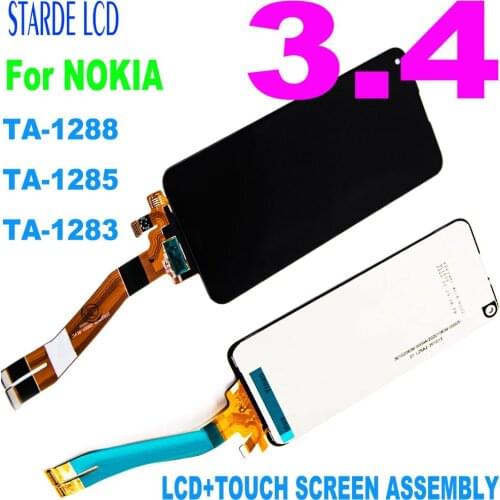 For NOKIA 3.4 LCD Display Touch Screen Digitizer Assembly Replacment TA-1288 TA-1285 TA-1283 LCD