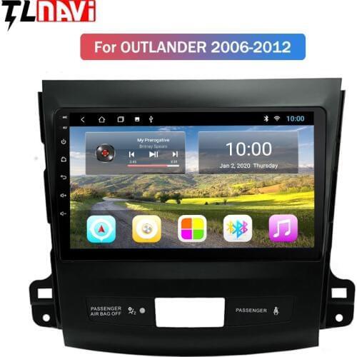 2G RAM Android 10 For Mitsubishi Outlander 2006-2012 Car GPS Navigation Multimedia Player Stereo