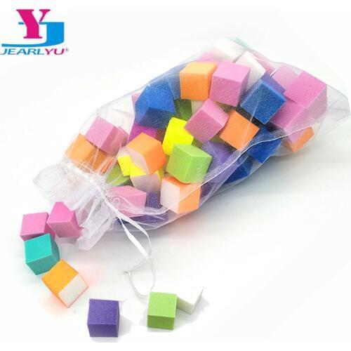 50 Pcs Nail File MIN UV Glue Cuticle Remover Double Sided Professional Buffer Sanding Block Nail Grinding Irregular Size Files