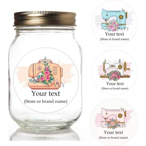 6cm Custom Baking Cake Shop Stickers Customized Logos Decoration Sticker Add Personalized Stickers with Store Name Label