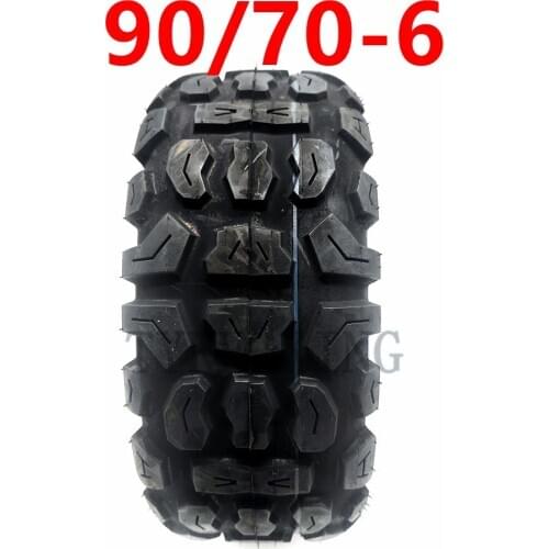 90/70-6 Tubeless Tyre 10 Inch Vacuum Tire Off-road Tire for Electric Scooter Parts