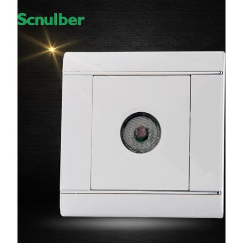 White floor stair corridor voice acoustic light activated delay wall mount switch