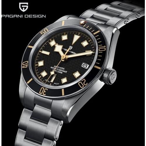2021 New PAGANI DESIGN Brand Luxury Mens Mechanical Watch For Men Automatic NH35 100M Waterproof Watches Clock Reloj Hombre