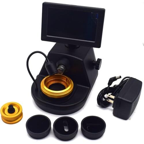Digital Diamond Girdle Viewer Microscope Camera Diamond Inscription Viewer with 4.3Inch LCD Screen Properties Observer