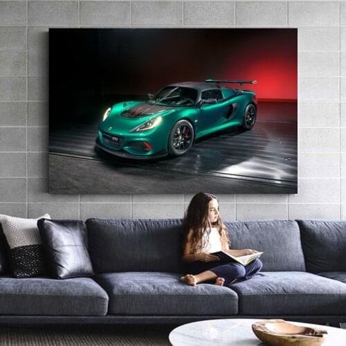 Lotus Exige Cup 430 Sport Car Supercar Wallpaper Posters and Prints Wall Art Canvas Paintings For Living Room Decor