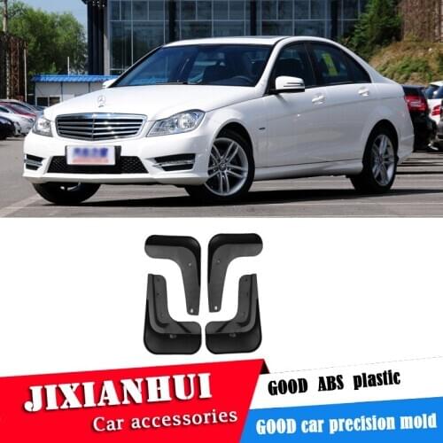 For BENZ w204 2012-2014 Mudflaps Splash Guards Front Mud Flap Mudguards Fender Modified special