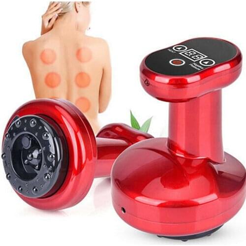Electric Cupping Massage Guasha Suction Scraping Slimming Massager Body Device Meridian Dredge Physiotherapy Tools#dg4