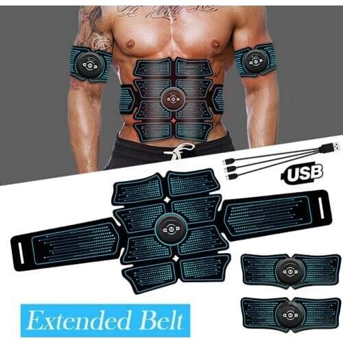 EMS Abdominal Muscle Stimulator Trainer Abs Fitness Equipment Training Gear Muscles Toner Home Gym Fitness Equipment