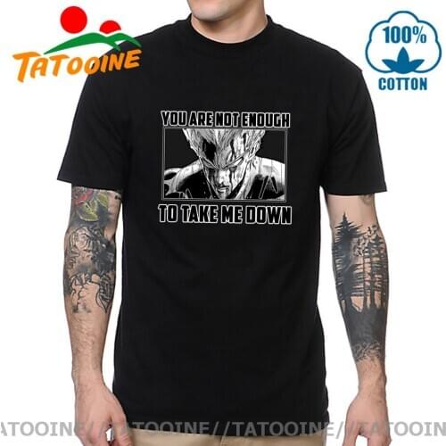 Tatooine One Punch Man Saitama Sensei Japan Anime 3D T-shirt man Summer Casual Cotton O-Neck Garou Human monster T shirt For Men